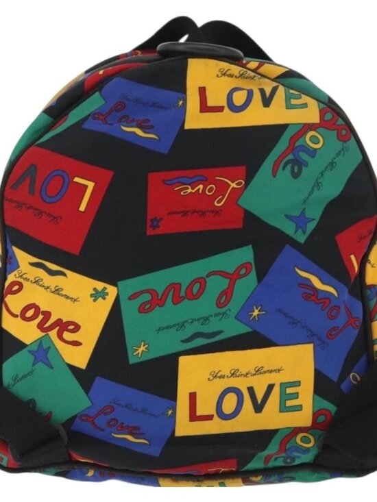 SAINT LAURENT Backpack Nylon Multicolor Gold main image 14